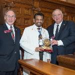 Dr. Indrakrishnan brings colorectal screening message to Georgia legislature