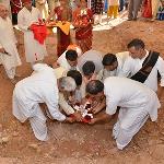 Sanatan Mandir’s joyous Shilanyas Ceremony