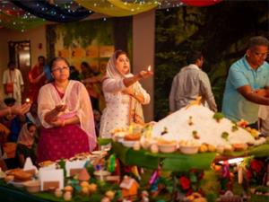 Govardhana Puja and Annakut Mahotsav Celebrated by Gaudiya Vaishnava Association