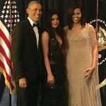 Priyanka dines with the Obamas