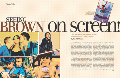 Teen Talk: Seeing Brown on Screen!