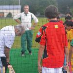 Syed Abid Ali teaches at Summer Cricket Camp