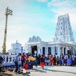 New Year’s at Hindu Temple of Atlanta as presidents pass the baton