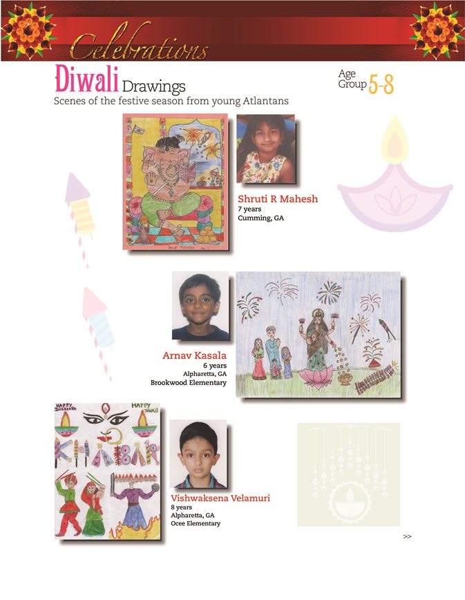 How to draw a Diwali Festival Rangoli Pattern