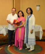 Seniors celebrate a traditional Diwali